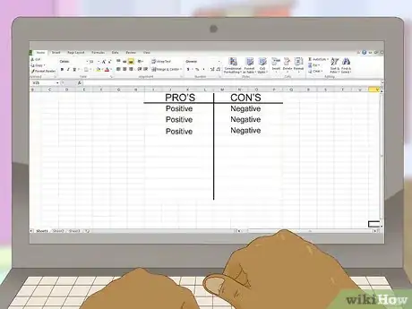 Image titled Make a "T" Chart Step 7